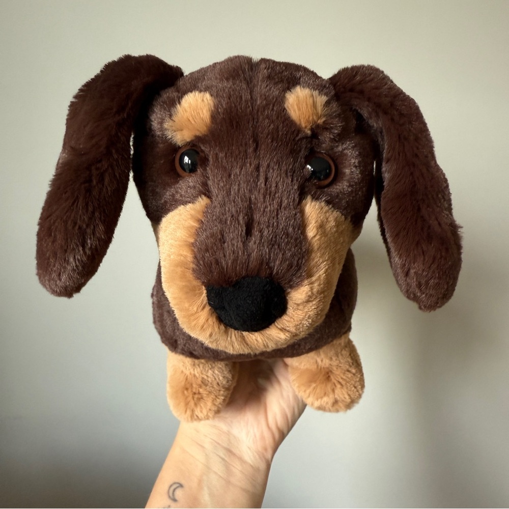 AUTHENTIC Jellycat Otto Sausage Dog Dachshund - NWT - medium FAST SHIPPING! - Picture 4 of 6